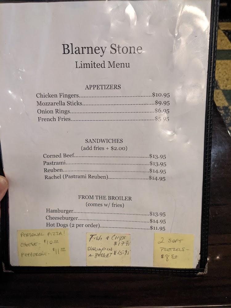 Blarney Stone Menu image 3